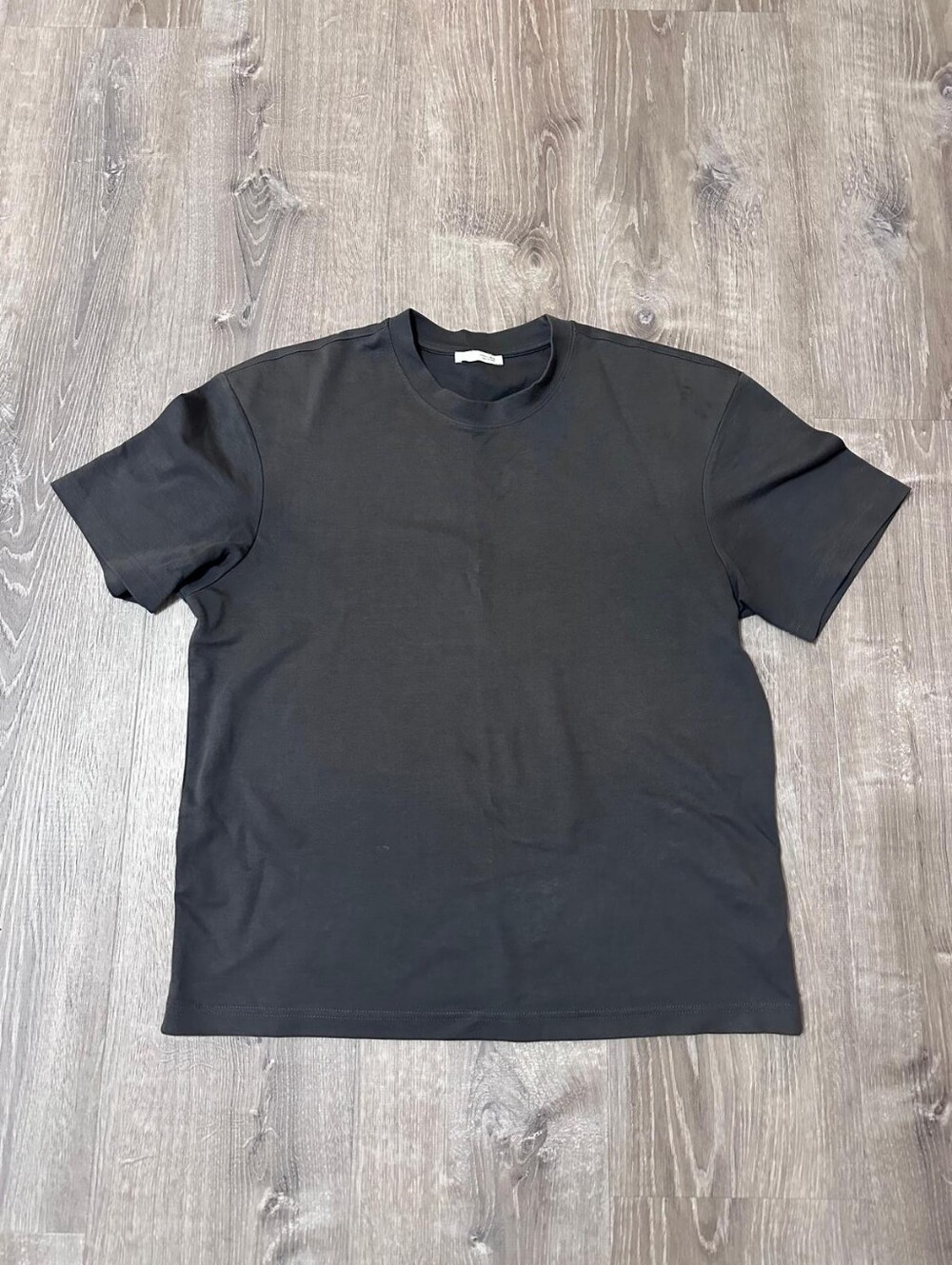 Zara Men's Gray Short Sleeve Crewneck Tee